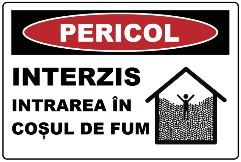 Placuta interzis intrarea in cosul de fum