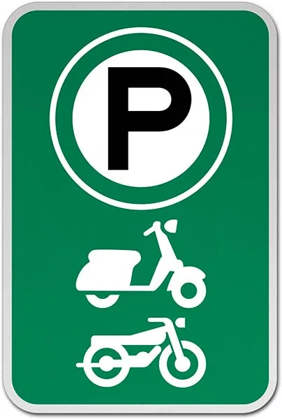 Scooter Parking Sign