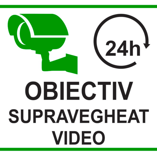 Indicator verde obiectiv supravegheat video