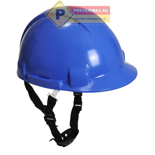 Cască Albastră de Protecție - Perfectă pentru Construcții și Lucru la Înălțime