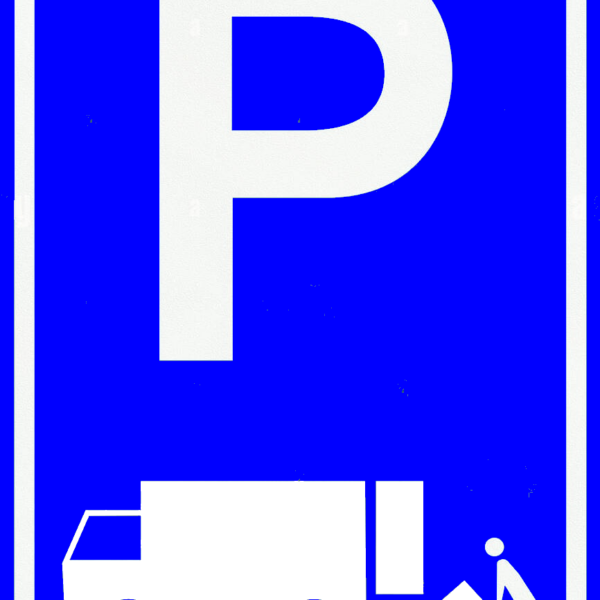 Semn de parcare aprovizionare marfa