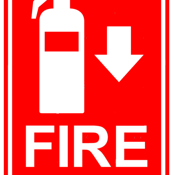 Signs fire extinguisher