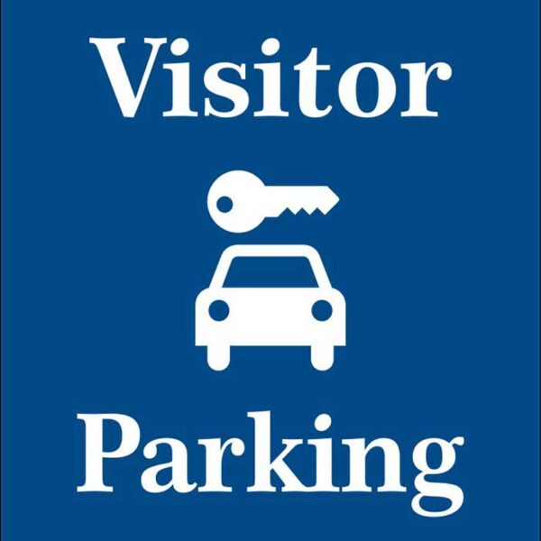 Personalized Visitor Parking Sign