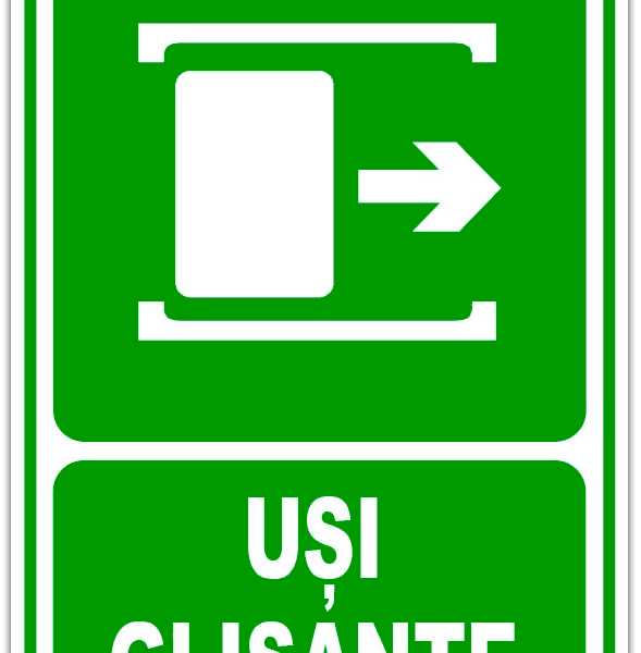 Indicator pentru usi glisante