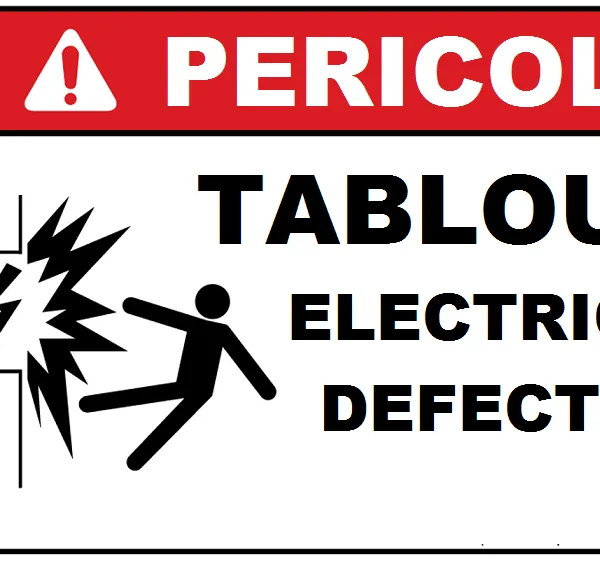 Placuta pentru tablou electric defect