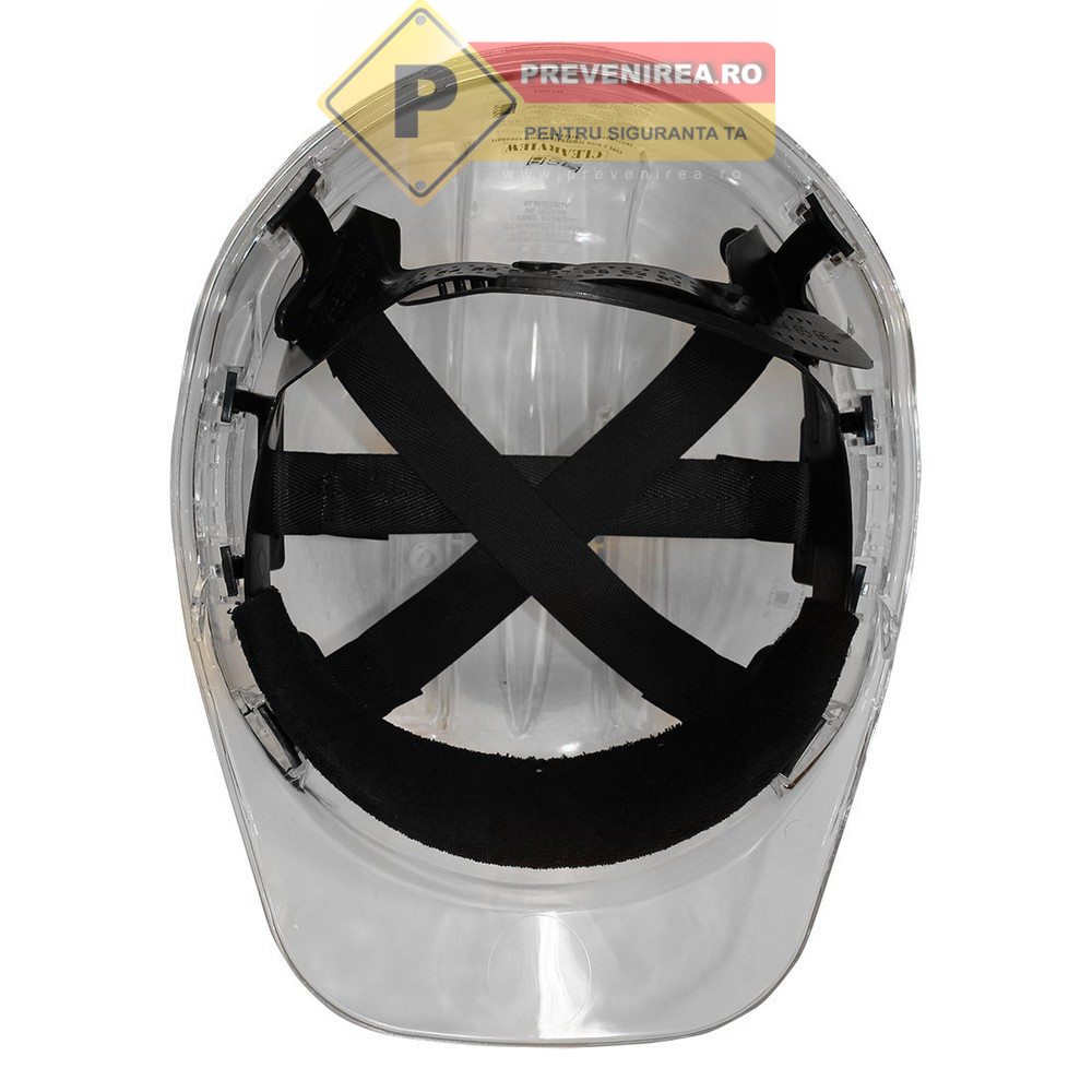 Casca de protecție ventilată albă - vizibilitate superioară, confort premium și protecție avansată