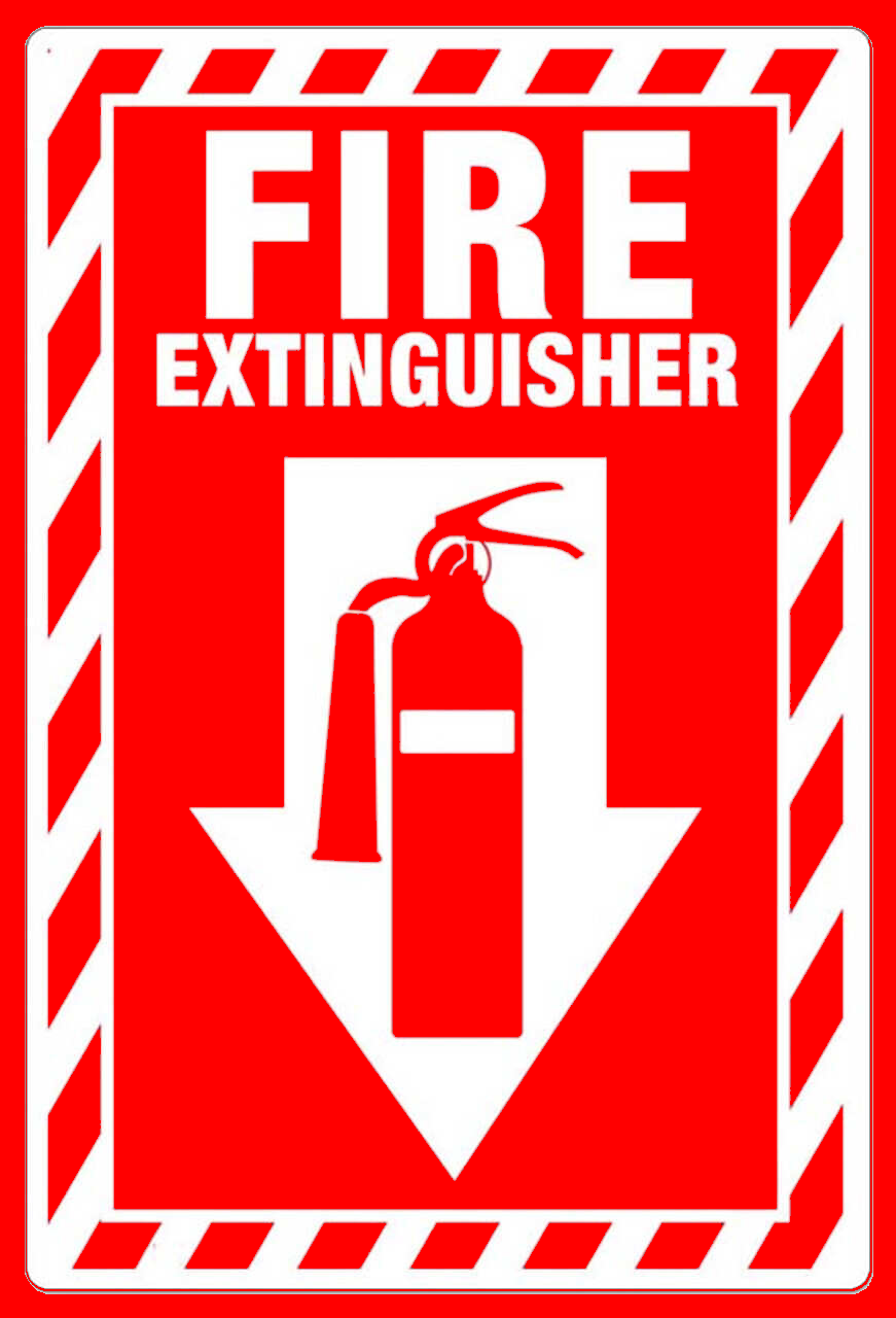 Sign extinguisher