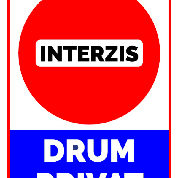 Semn interzis drum privat