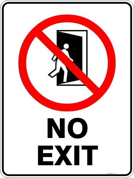 Warning Do Not Enter Construction Area Sign