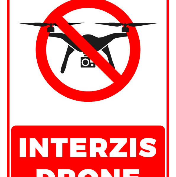 Semn pentru interzicerea drone