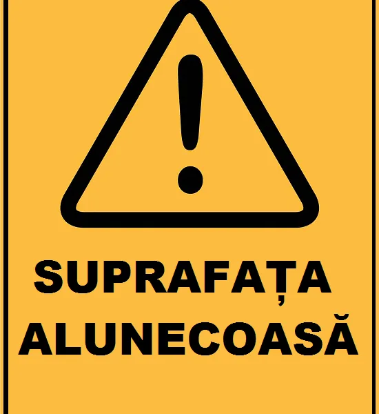 Placuta de avertizare suprafata alunecoasa