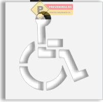 Șabloane Loc Parcare Handicap | Marcaje Clare și Conforme Standardelor