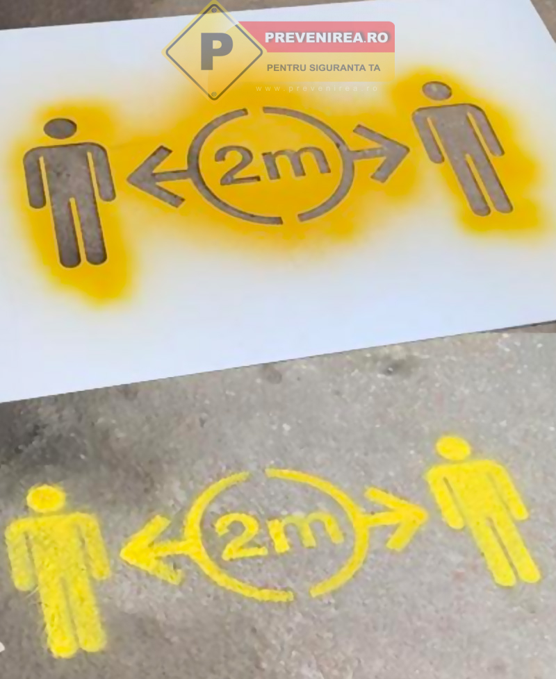 Șablon pentru marcarea și etichetarea stâlpilor de curent