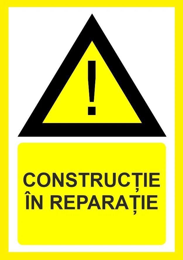 Placute constructie in reparatie