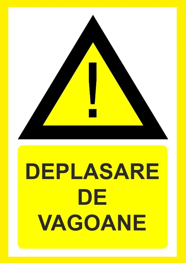 Placute deplasare de vagoane