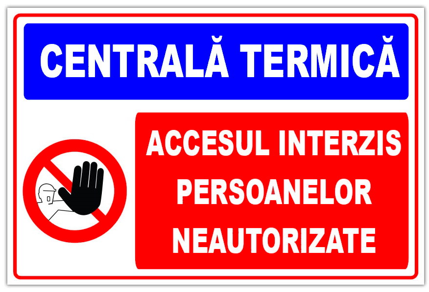 Semn pentru centrala termica