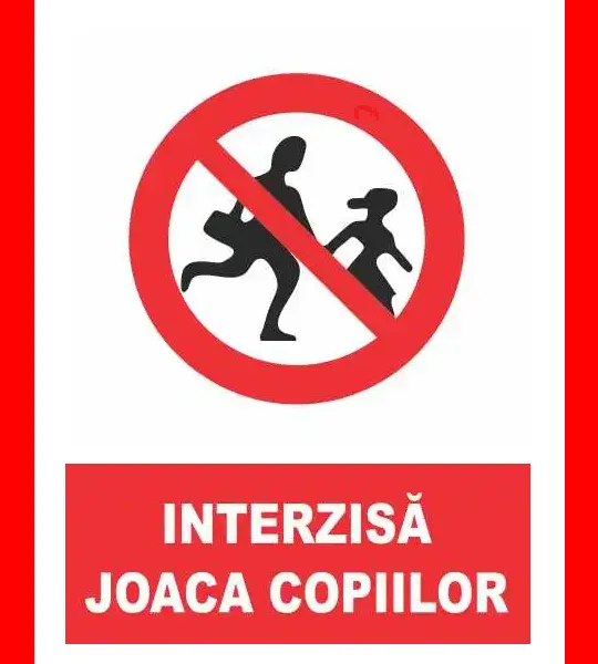 Placuta interzisa joaca copiilor