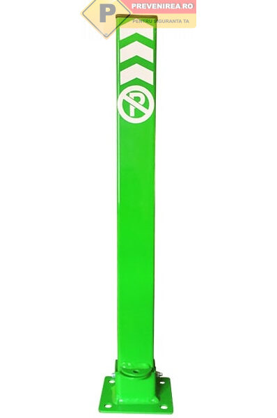 Stalp verde de protectie pentru parcare