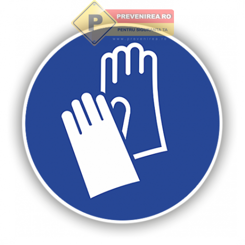 Semne pentru protecția obligatorie a mâinilor