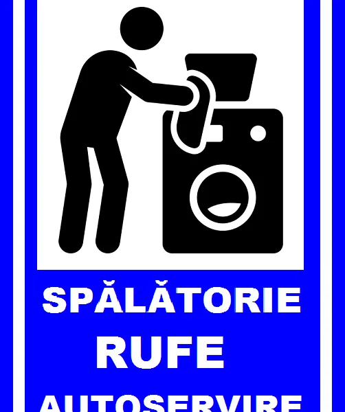 Placuta pentru spalatorie rufe autoservire self