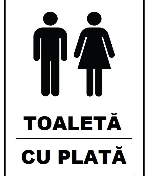 Placuta toaleta cu plata
