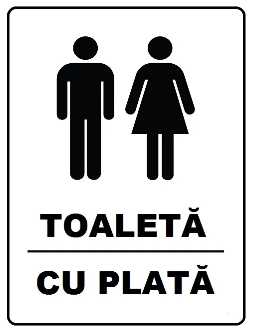 Placuta toaleta cu plata
