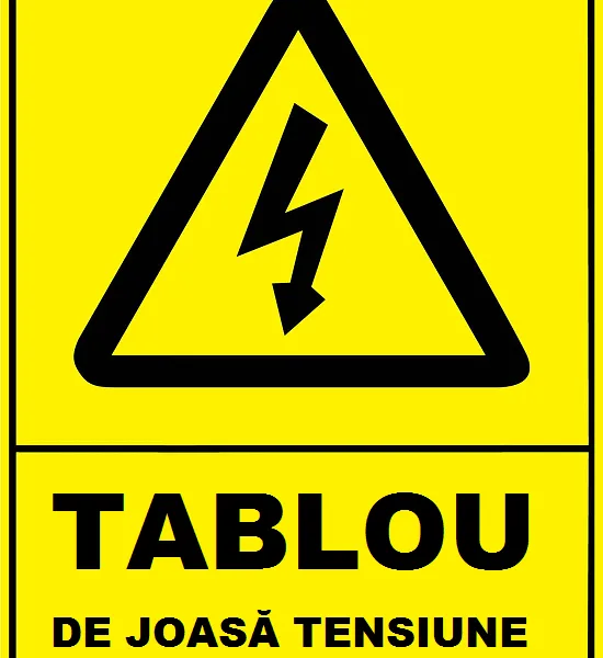 Placuta pentru tablou de joasa tensiune