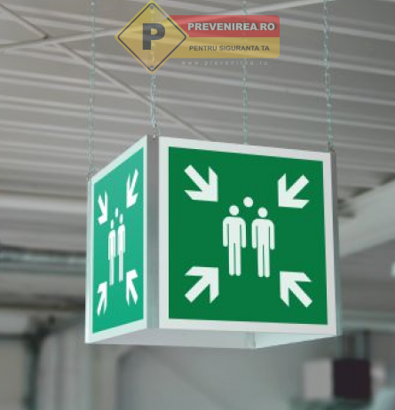 Cub de adunare în caz de urgență, personalizat - Perfect pentru spații interioare și exterioare