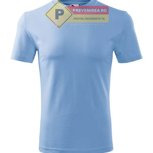 Tricou bleu clasic de barbat