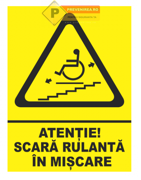 Indicator prioritate scară rulantă pentru persoane cu dizabilități - vizibilitate maximă și conformitate