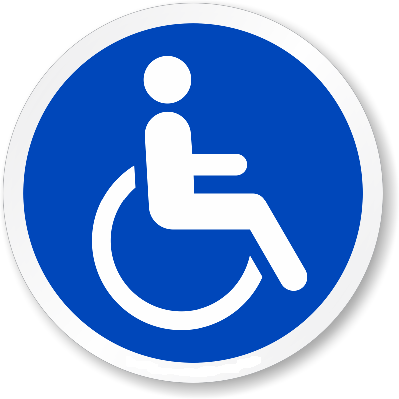 Etichetă Auto pentru Persoană cu Handicap - Sticker Profesional pentru Parbriz