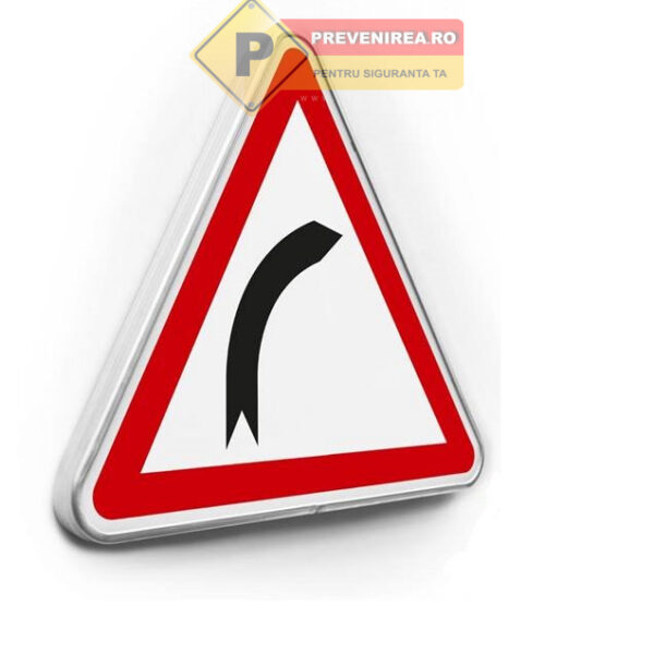 Indicator Curbă la Dreapta - Semnal Rutier pentru Siguranță și Vizibilitate