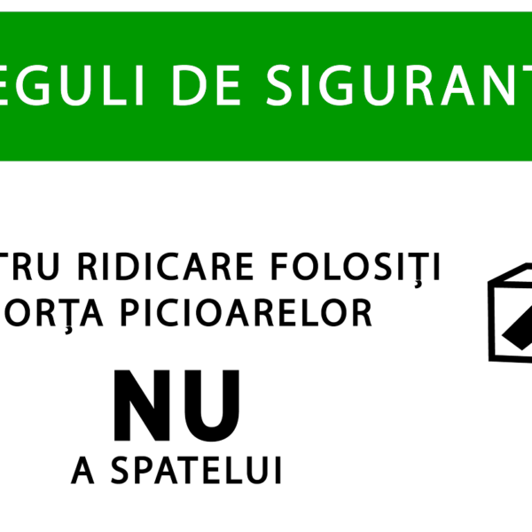 indicator pentru ridicare folositi forta picioarelor nu a spatelui