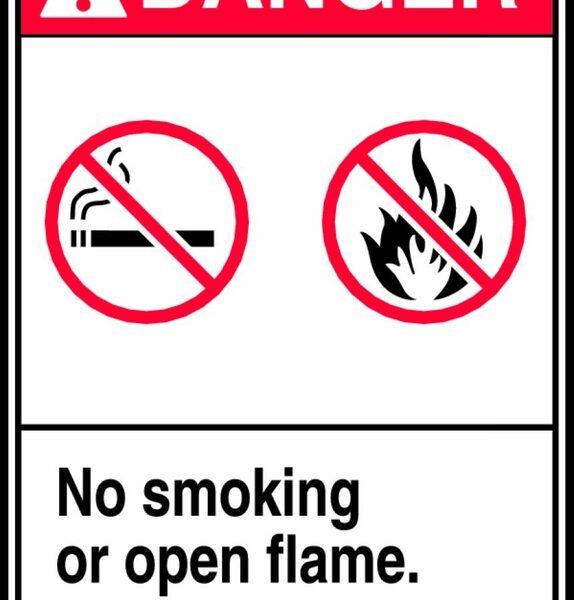 No Smoking Or Open Flame