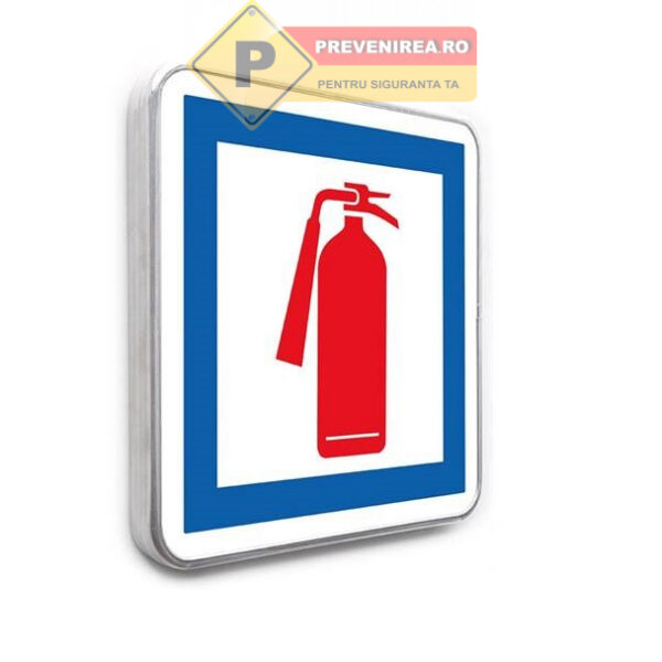 Indicator Stingător de Incendiu - Semnalizare Rutieră pentru Marcarea Stingătoarelor