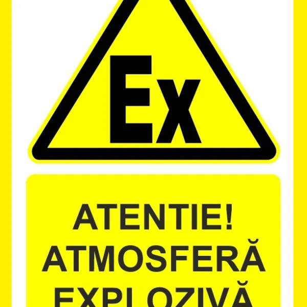 Placuta atentie atmosfera exploziva