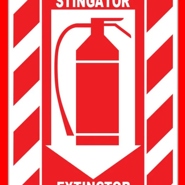 Placuta pentru stingator extinctor