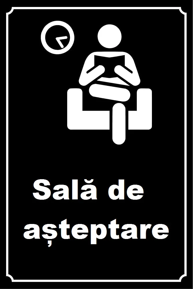 Placuta sala de asteptare