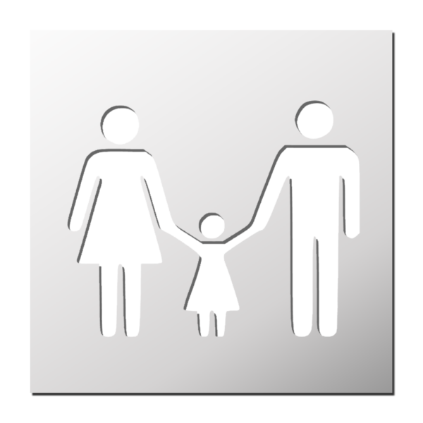 Șabloane pentru marcarea locurilor de parcare destinate familiilor cu copii