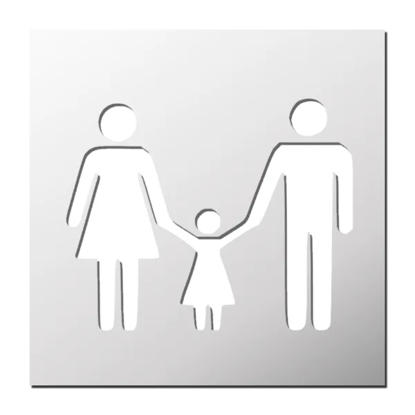 Șablon pentru Marcarea Locurilor de Parcare Destinate Părinților cu Copii