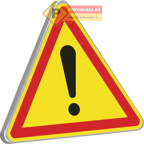 Indicatoare Rutiere Temporare pentru Alte Pericole Personalizate - Producție Rapidă la Comandă