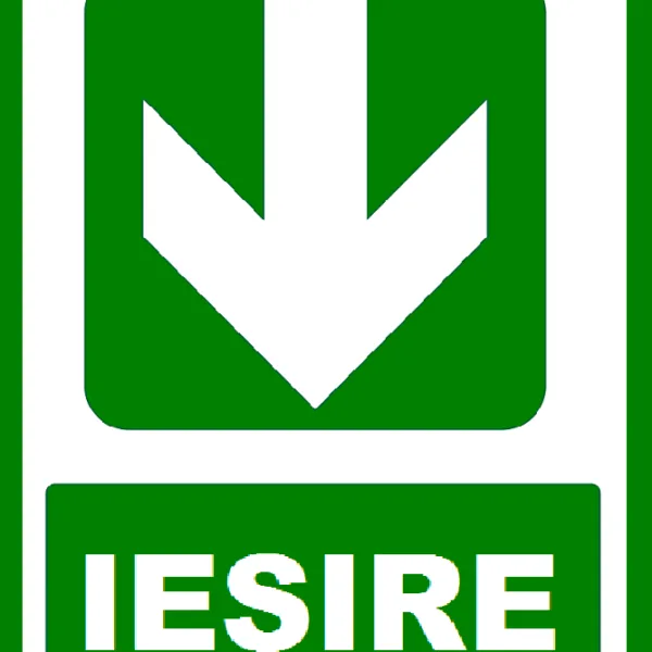 Placuta pentru iesire cu directie in jos
