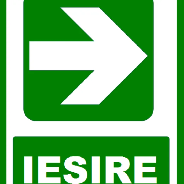 Placuta  pentru iesire cu directie in dreapta
