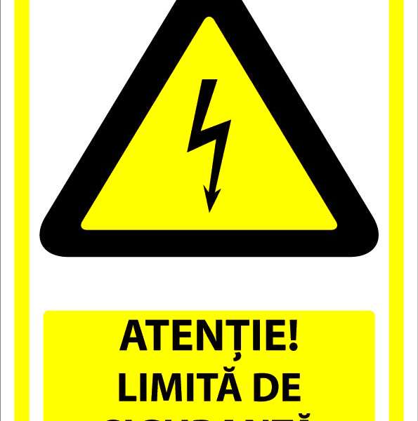 Indicator Atenție - Limită de Siguranță pentru Curent Electric