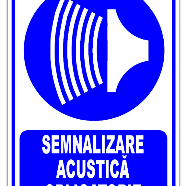 Indicator semnalizare acustica obligatorie