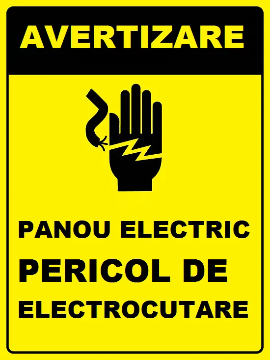 Placuta pentru panou electric