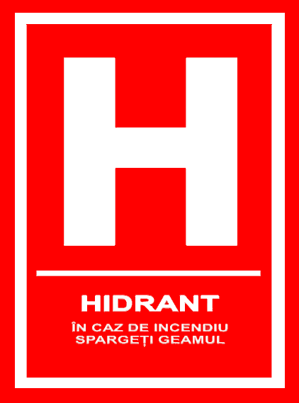 Semn pentru hidranti