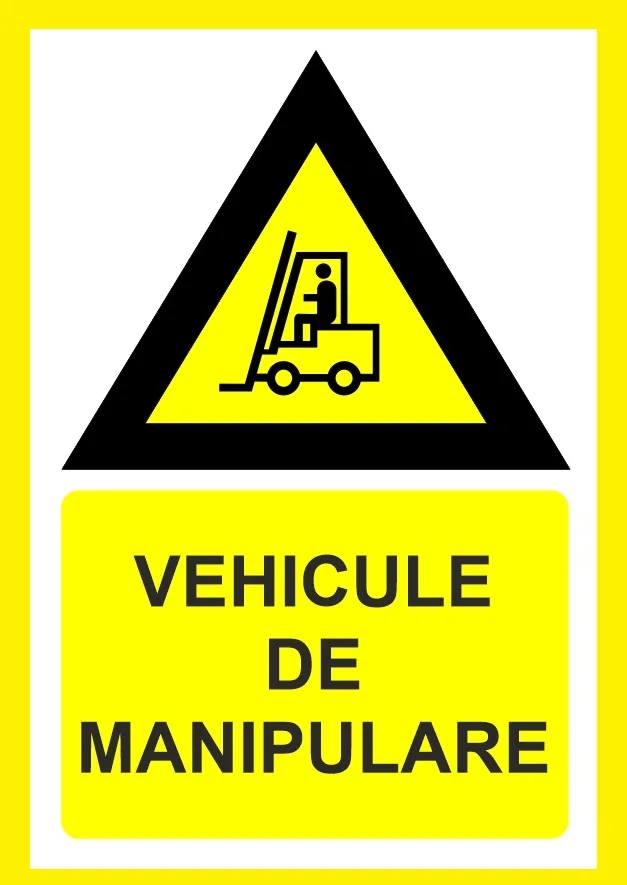 Placuta pentru vehicule de manipulare