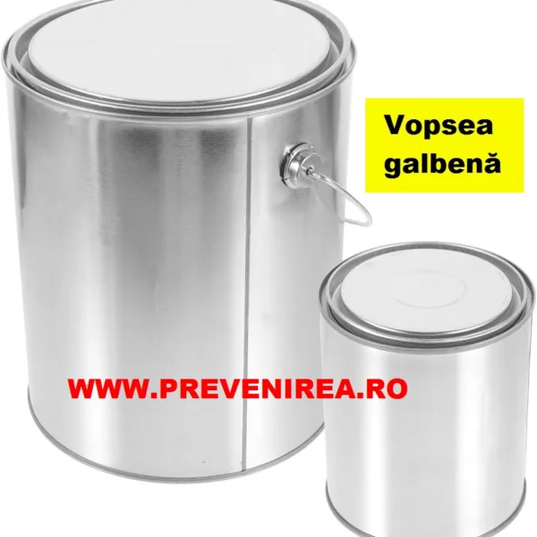 Vopsea pentru asfalt si beton galbena
