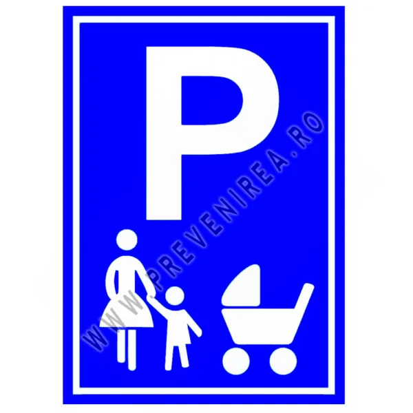 Placuta de parcare pentru mamă și copil Parcare pentru familie